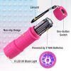 UV Blacklight Flashlights 3-Pack Set, 9 LEDs 395nm Mini Black Light for Neon Glow Art, Class Teaching, Scorpions, Pets Stains Urine