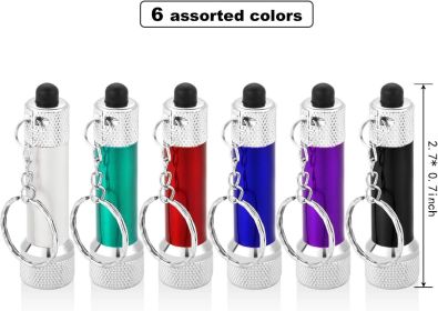 30 Pieces Mini Led Flashlight Keychain Portable 5 Bulb LED Flashlight for Camping Party Favors 30 Pieces Mini Led Flashlight Keychain Portable 5 Bulb