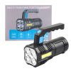990000LM Handheld LED Flashlight USB Rechargeable Waterproof 4-Modes Searchlight