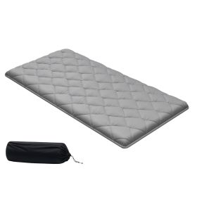Japanese Tatami Mat, Twin Size Foldable Japanese Tatami Mattress, Futon Mattress with Storage Bag & Fastener, 9-Layer Floor Mat for Sleeping