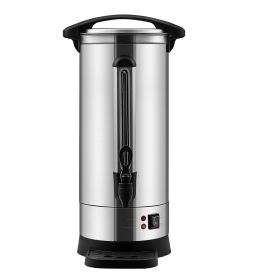 Commercial Coffee Urn, 110 Cups Stainless Steel Large Coffee Dispenser, 1500W 110V Electric Coffee Maker Urn For Quick Brewing