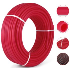 Oxygen Barrier PEX Tubing - 1/2 Inch X 500 Feet Tube Coil - EVOH PEX-B Pipe for Residential Commercial Radiant Floor Heating Pex Pipe (1/2" O2-Barrier