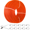 1000Ft PEX Tubing Pipe 1/2" PEX Tubing Oxygen Barrier Radiant Floor PEX Pipe Radiant Heat Floor Heating Plumbing Cold and Hot Water Tubing