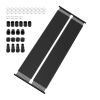 Solar Pool Heater, 2.75 x 20 ft HDPE Solar Pool Panel( 2 Pcs) - Durable & Weather-Proof, with Complete Accessories