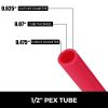 Oxygen Barrier PEX Tubing - 1/2 Inch X 900 Feet Tube Coil - EVOH PEX-B Pipe for Residential Commercial Radiant Floor Heating Pex Pipe (1/2" O2-Barrie