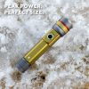 5000 Lumen Rechargeable LED Flashlight with IP67 Waterproof Magnetic Tailcap