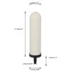 HUINING 4PCS 7inch Replacement Ceramic Filter Candle with Activated Carbon for Countertop Gravity Water Filter System,Household Water Bucket