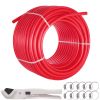 Pex Pipe Tubing 1 Inch 300ft Pex Tubing Non-Barrier Radiant Water Plumbing Pipe Pex-B ?1" Non-Barrier/300FT/Red?