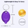 Mini UV Keychain Flashlight, Portable Black Light, 12 Lumen Ultra Bright Tiny Flashlight