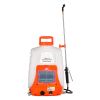 Battery Powered Backpack Sprayer, 4 Gallons Electric Lawn Sprayer with 8 Nozzles & 2 Telescopic Wands, 90PSI Adjustable Pressure, 4-6 Hour Runtime