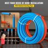 Oxygen-Barrier PEX Tubing 300Ft Red + 300Ft Blue 1/2 Inch Radiant Floor PEX Pipe Radiant Heat Floor Heating Plumbing Cold and Hot Water Tubing