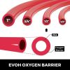 Oxygen Barrier PEX Tubing - 1/2 Inch X 900 Feet Tube Coil - EVOH PEX-B Pipe for Residential Commercial Radiant Floor Heating Pex Pipe (1/2" O2-Barrie