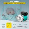 Hot Water Recirculating Pump, 93W, 110V Water Circulator Pump, Circulation Pump, 3/4â€³ G Thread to 1/2â€³ NPT Brass Adapter, Stainless Steel Head