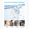 Pitcher Water Filter Replacements, 3-pack 5-stage Water Filter for Pitchers and Dispensers, No BPA, Last 3 Months or 40 Gallons, Reduce Limescale