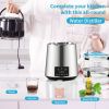 4L Water Distiller 1L/H Distilled Water Filter Timing Temp Display 750W