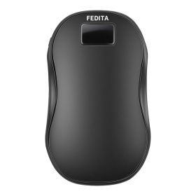 Large Capacity Double-sided Heating Digital Display USB Charging Portable Hand Warmer (Option: N20 Black-1PCS)