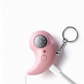 Emergency Lighting LED Light Portable Wolf Alarm (Color: pink)
