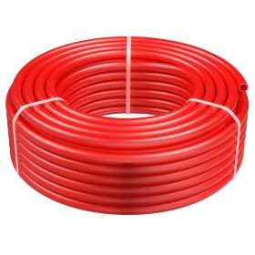 PEX Pipe 3/4 Inch, 100 Feet Length PEX-B Flexible Pipe Tubing for Potable Water, Pex Water Lines for Hot/Cold Water & Easily Restore (Color: Red, length: 100 ft)